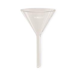 Foxx Life Sciences Borosil Plain Short Funnel with 60° Angle Bowl, 65 mm Stem, Large - 6140069 - 20 Each