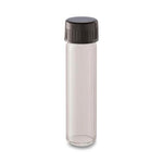 Foxx Life Sciences Media Borosil Culture Tube, Flat Bottom, Clear, PTFE-Lined Polypropylene Screw Caps, 5 mL - 9910005 - 100 Each
