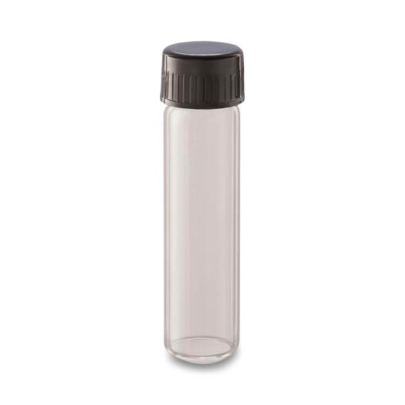 Foxx Life Sciences Media Borosil Culture Tube, Flat Bottom, Clear, PTFE-Lined Polypropylene Screw Caps, 5 mL - 9910005 - 100 Each