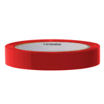 Ga Color Translucent Cryogenic Freezer Tape, 0.71" x 180' (18 mm x 55 m), Red - GANFTP18RE