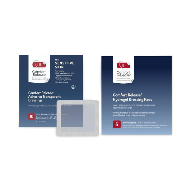 GLOBAL BIOMEDICAL TECHNOLOGIES LLC Comfort Release Hydrogel Dressing Pads and Transparent Dressings GB112-H4 1 Each - MDL-GBTGB112H4