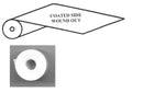 Graphic Controls Medical Chart HP ECG Single-Channel Recording Paper Roll, 1, 97" x 90' - 7G30725389 - 10 Roll