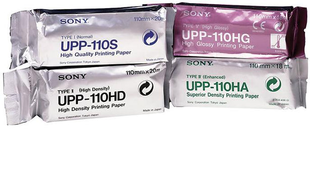 Graphic Controls Sony Thermal Imaging Paper, Sony Item UPP-110HA - 31097994 - 10 Roll