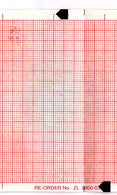 Graphic Controls Medical Chart Recording Papers 32015945 - 1.0 Pad