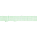 Graphic Controls Medical Chart Recording Electrodyne ECG Single-Channel Paper Roll, Green Grid, 50 mm x 89' - 7G10784107 - 50 Roll