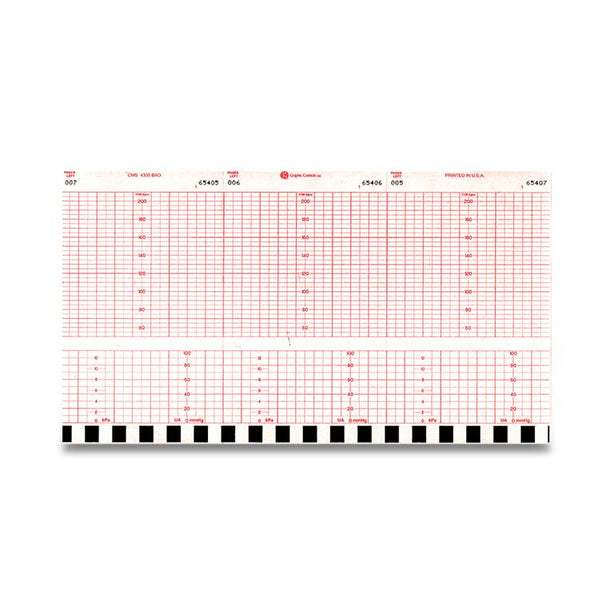 Graphic Controls CMS BAO Chart Paper 7G30767589 40.0 Pad-MDL-GCOG30767589