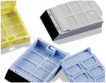 General Data Co ID / Positive Tissue and Biopsy Cassette, Small Hole, White - GDA1CSH100WE
