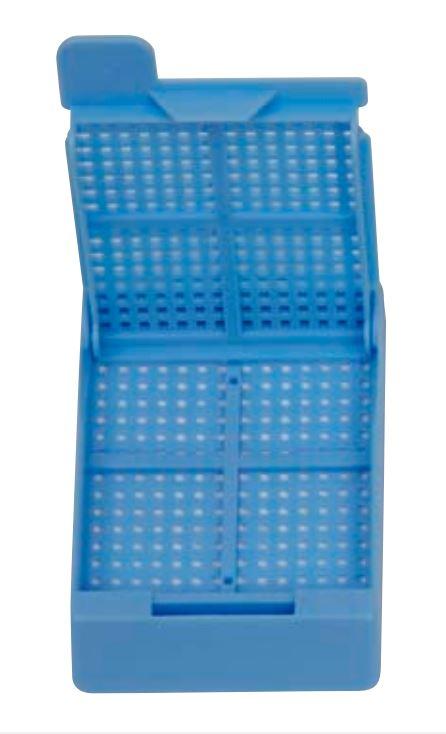 General Data Co Processing and Embedding Shurtrack Biopsy Cassette with Lid, Peach - GDABCPE