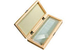 Box, Slide, 50-POS, Wood, Metal Hinged Cover, with Hinge and Clasp - SB-50-W - 5 Each