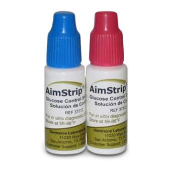 GERMAINE LABORATORIES AimStrip 2 mL Blood Glucose Control - 37312 - 1 Each