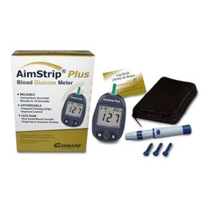 Germaine Laboratories, Inc AimStrip + Blood Glucose Testing Kit 37321 1.0 Each-MDL-GEA37321