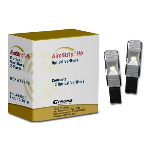 Germaine Laboratories AimStrip Tri-Level Verifiers for Hemoglobin Kit - 78102 - 1 Each