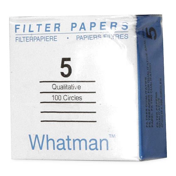 WHATMAN Grade 5 Filter Papers 1005-042 100 Each - MDL-GEH1005042
