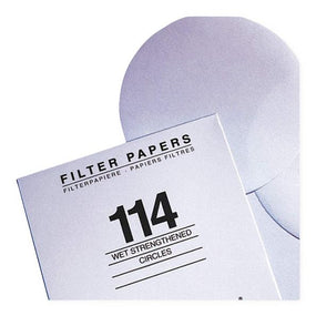 WHATMAN Whatman Grade 114 Filter Papers 1114-400 100 Each - MDL-GEH1114400