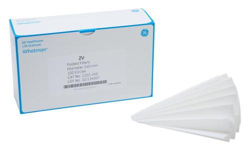 WHATMAN Grade 2 Filter Papers 1202-125 100 Each - MDL-GEH1202125