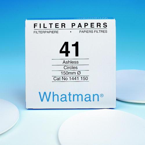 WHATMAN Grade 41 Filter Papers 1441-042 100 Each - MDL-GEH1441042