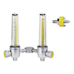 Genstar Technologies Co Dual-Air Aluminum Dual Air Flowmeter, 0-15 LPM, Medical Air, Ohio - GFMD187A15LOH