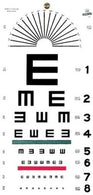 Graham-Field Inc Illiterate or Tumbling "E" Eye Test Chart 1241 - 1.0 Each