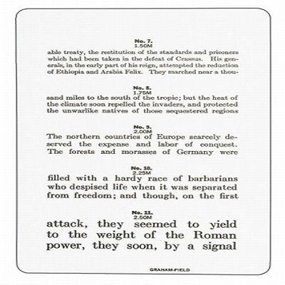 Graham-Field Jaeger Reading Eye Chart - 1242 - 1 Each - MDL-GHF1242