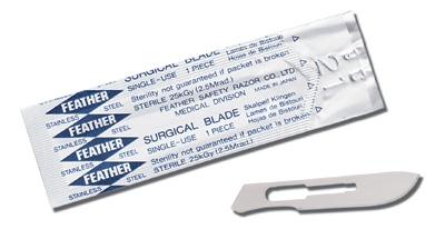 GRAHAM-FIELD INC Sterile Feather Surgical Blades 2976#10 100 Each - MDL-GHF297610