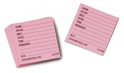Graham-Field Inc Medicine Cards 3129 P - 500.0 Each