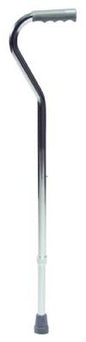 Graham-Field Inc Adjustable Offset Aluminum Cane with Plastic Grip 5940A - 6.0 Each - MDL-GHF5940A