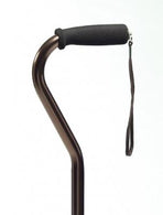 Graham-Field Inc Adjustable Offset Bronze Canes with Nitrile Grip 5941A - 6.0 Each - MDL-GHF5941A