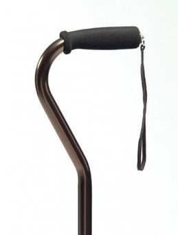 Graham-Field Inc Adjustable Offset Bronze Canes with Nitrile Grip 5941A - 6.0 Each - MDL-GHF5941A