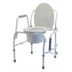 Silver Collection 3-in-1 Steel Drop-Arm Commode - 6433A-2 - 2 Each - MDL-GHF6433A2