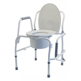 Silver Collection 3-in-1 Steel Drop-Arm Commode - 6433A-2 - 2 Each - MDL-GHF6433A2