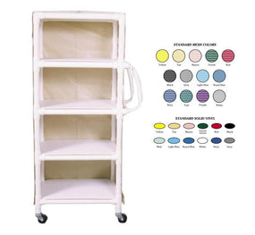PVC Linen Cart with Cover - 8524 - 1 Each - MDL-GHF8524