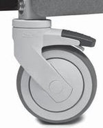 Graham-Field for Lumex Recliners Caster Assembly, Replacement Caster, Locking, Black Tab - CSTRTBLK01 - 1 Each