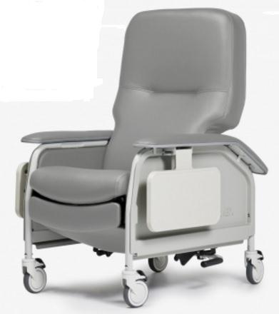 Lumex Extra-Wide Recliner Chair, Clinical Care, Dove, CA-133 - FR587W8567 - 1 Each