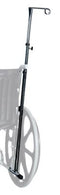 GRAHAM-FIELD INC Wheelchair 1-Hook IV Pole GF1844W 1 Each - MDL-GHFGF1844W