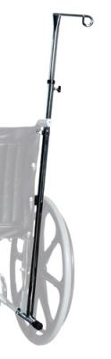 GRAHAM-FIELD INC Wheelchair 1-Hook IV Pole GF1844W 1 Each - MDL-GHFGF1844W