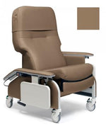 Graham-Field Lumex Deluxe Clinical Care with Recliner, Drop Arm, Taupe - FR566DG8584 - 1 Each