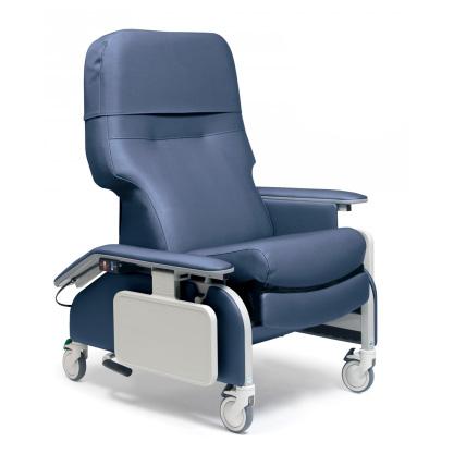 Graham-Field Clinical Care with Lumex Deluxe Recliner Chair, Dove, Drop Arm, CA133, Steel Blue - FR566DG9214 - 1 Each
