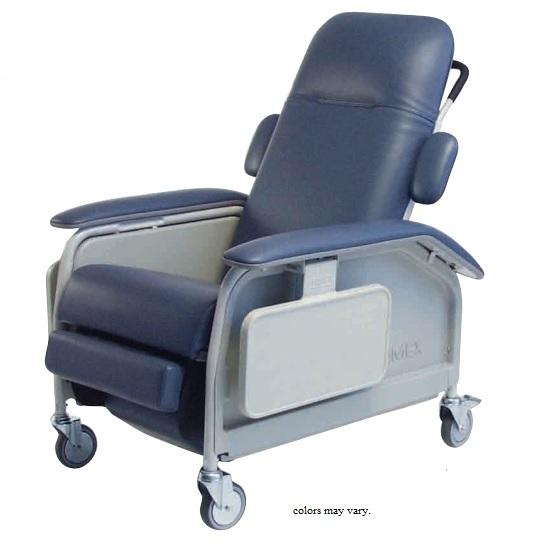Graham-Field FR577RG8567 Clinical Care Recliner Chair, Lumex, 2-Position, Dove - MDL-GHFR577RG8567 - 1 Each