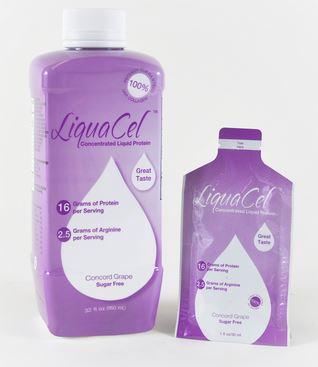 Global Supplement GH94 Liquid Protein, LiquaCel, Grape, 32 oz. - MDL-GHPGH94 - 6 Each
