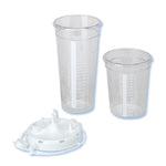 Allied Disposable with Lid Suction Canister, Rigid Canister, DISS, 2400 cc - GMC20080001
