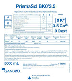 Baxter Healthcare PrismaSATE Dialysis Solution 105353 - 1.0 Each