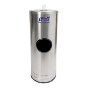 Gojo Stainless Steel Stand Dispenser for PURELL Wipes 9115-DS1C - 1.0 Each - MDL-GOJ9115DS1C