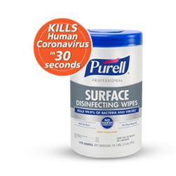 Gojo PURELL Surface Sanitizing Wipes 9342-06 - 6.0 Each