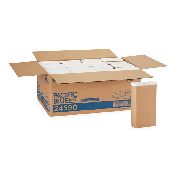 Georgia Pacific LLC PacifBlu Basic Recycled Multifold Paper Towels 24590 16.0 Pack-MDL-GPC24590