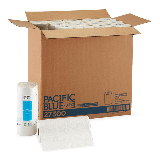 GEORGIA PACIFIC LLC Pacific Blue Select 2-Ply Perf Roll Paper Towels 27300 30 Each-MDL-GPC27300