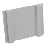 Georgia Pacific Bath Tissue Compact Base Plate For Use With Bobrick Double Roll Dispenser, Gray, 2 Plates / Case - GPC50013