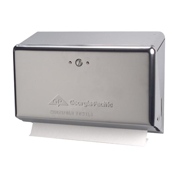GP Pro Multifold Paper Towel Dispenser, Chrome, Space Saver - 54720 - 10 Each