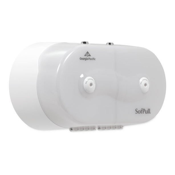 Georgia Pacific LLC SofPul Mini Twin Bath Tissue Dispensers 56518 - 1.0 Each