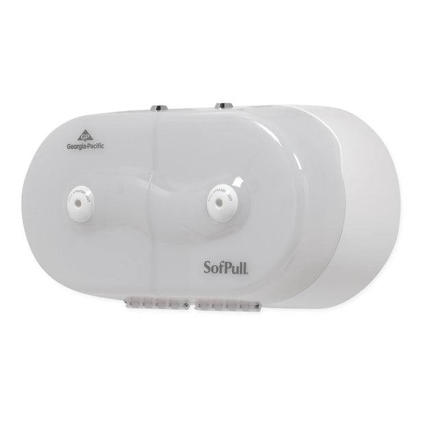 Georgia Pacific LLC SofPul Mini Twin Bath Tissue Dispensers 56518 - 1.0 Each