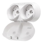 Georgia Pacific LLC SofPul Mini Twin Bath Tissue Dispensers 56518 - 1.0 Each